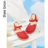 imageTHEE BRON Girls Sandals Toddler Summer Dress ShoesAa432red