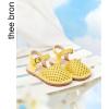 imageTHEE BRON Girls Sandals Toddler Summer Dress ShoesAa432yellow
