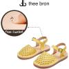 imageTHEE BRON Girls Sandals Toddler Summer Dress ShoesAa432yellow