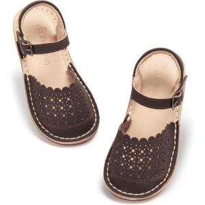 imageTHEE BRON Girls Sandals Toddler Summer Dress ShoesAa426chocolate
