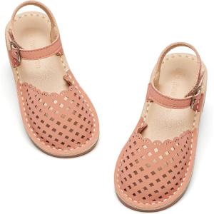 imageTHEE BRON Girls Sandals Toddler Summer Dress ShoesAa432brown