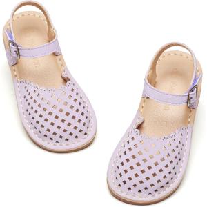 imageTHEE BRON Girls Sandals Toddler Summer Dress ShoesAa432purple