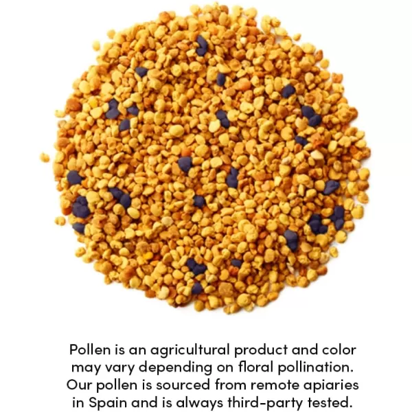 Beekeepers Naturals  100 Raw Bee Pollen Granules Natural Preserved Enzymes Source of Vitamin B Minerals Amino Acids ampamp Protein  Paleo ampamp Keto Friendly Gluten Free 52 oz