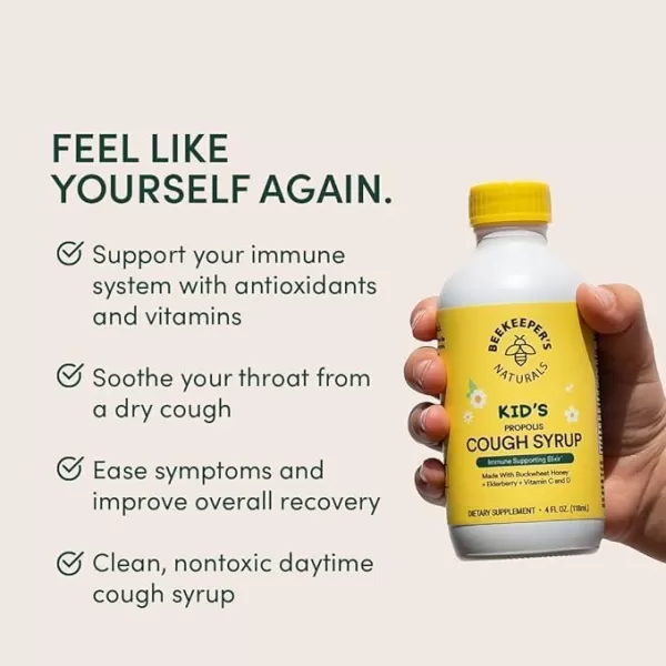Beekeepers Naturals Immune Support Kit  Propolis Throat Spray  Honey Cough Drops  Vitamin C Liposomal  Effective ampamp Natural Sore Throat ReliefKids Immune Bundle