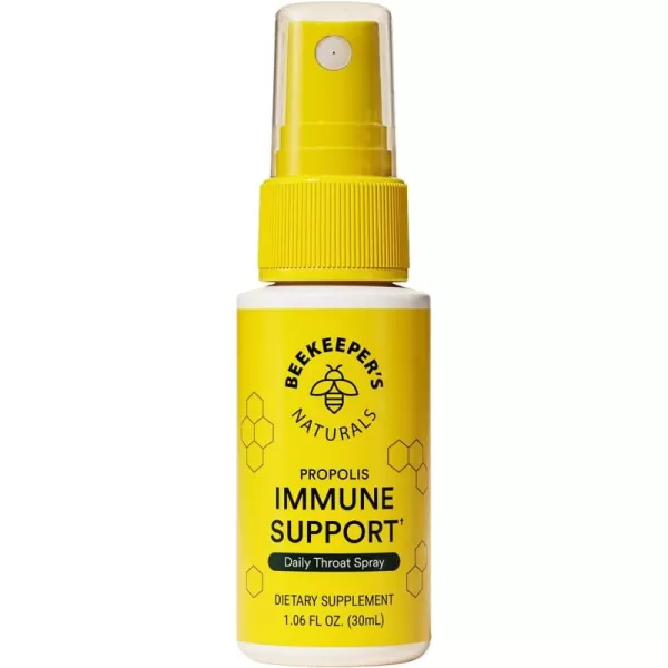 Kids Propolis Throat Spray  Natural Immune Support ampamp Sore Throat Relief  by BEEKEEPERS NATURALS  Has Antioxidants ampamp GlutenFree 106 oz Pack of 1 KidsAdult Propolis 1 Pack