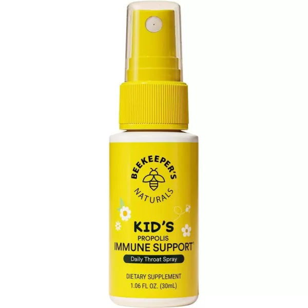 Kids Propolis Throat Spray  Natural Immune Support ampamp Sore Throat Relief  by BEEKEEPERS NATURALS  Has Antioxidants ampamp GlutenFree 106 oz Pack of 1 KidsKids Propolis 1 Pack