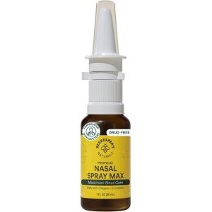 imageBeekeepers Naturals Kids Saline Nasal Mist Clears Stuff Noses Nasal Spray for Kids 1 wSaline Aloe ampamp Propolis 3 fl ozMax