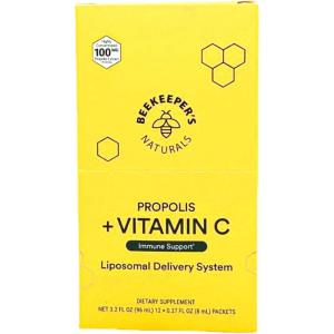 imageBEEKEEPERS NATURALS Liposomal Propolis with Vitamin C 12 Count 027 FZ