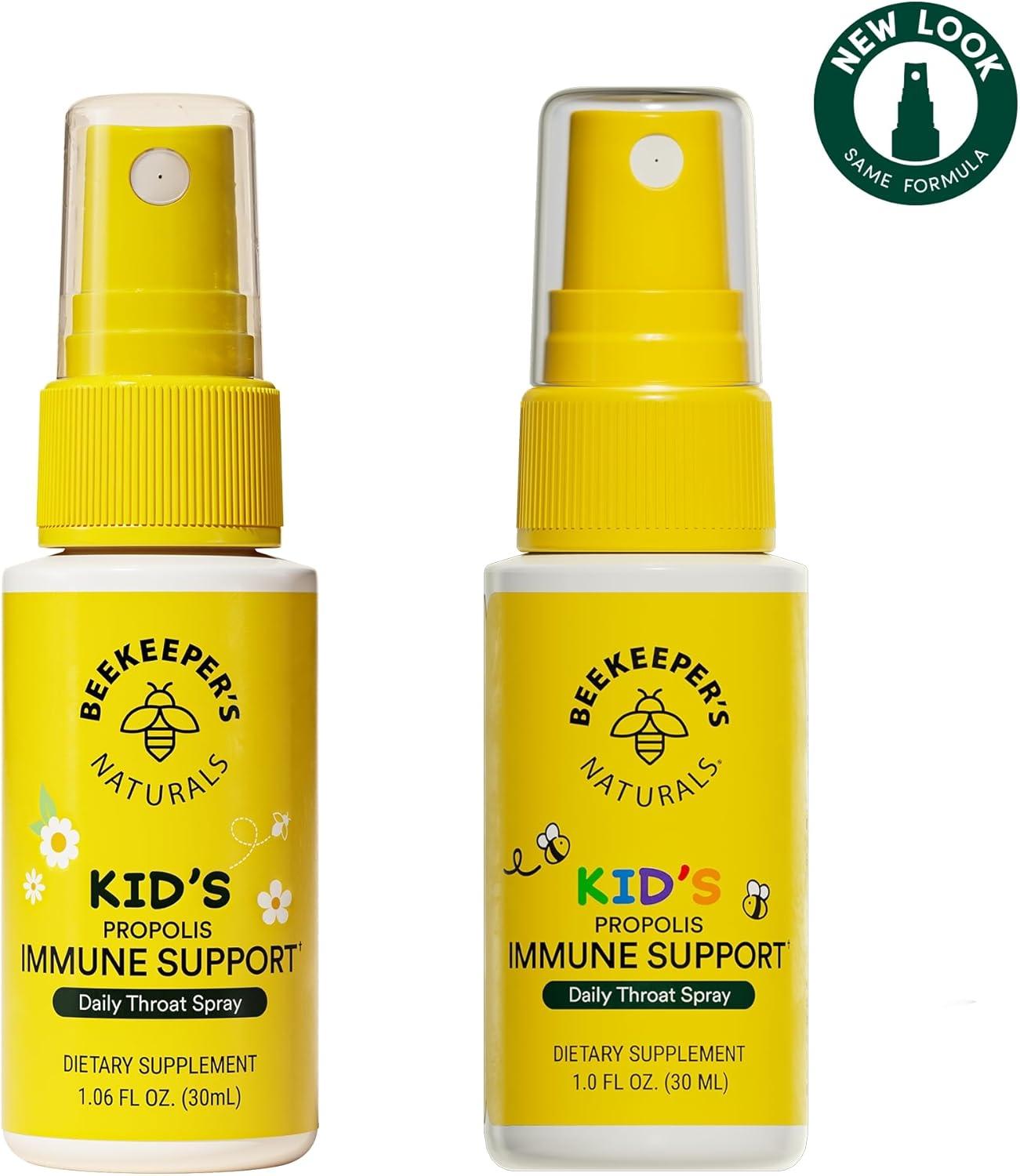 imagePropolis Throat Soother by Beekeepers Naturals  Maximum Throat Relief w Menthol Slippery Elm Bee Propolis Extract  Fastacting ampamp Cooling Comfort 10 ozPack of 1Kids Propolis 1 Pack