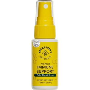 imagePropolis Throat Soother by Beekeepers Naturals  Maximum Throat Relief w Menthol Slippery Elm Bee Propolis Extract  Fastacting ampamp Cooling Comfort 10 ozPack of 1Adult Propolis 1 Pack