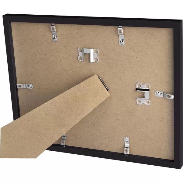 upsimples 85x11 Certificate Document Frame with Clear Plexiglass 1 Pack Diploma Frame BrownBlack