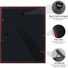 imageupsimples 11x14 Diploma Frame Certificate Degree Document Frame with High Definition Glass 85 x 11 with mat for Wall and Tabletop Black Double Mat 4 PackMahogany Blue