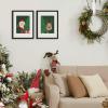 imageupsimples 16x24 Picture Frame Set of 5 Display Pictures 14x20 with Mat or 16 x 24 Without Wall Gallery Poster Frames GoldBlack