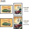 imageupsimples 16x24 Picture Frame Set of 5 Display Pictures 14x20 with Mat or 16 x 24 Without Wall Gallery Poster Frames GoldBlack
