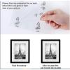 imageupsimples 16x24 Picture Frame Set of 5 Display Pictures 14x20 with Mat or 16 x 24 Without Wall Gallery Poster Frames GoldBlack