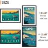 imageupsimples 16x24 Picture Frame Set of 5 Display Pictures 14x20 with Mat or 16 x 24 Without Wall Gallery Poster Frames GoldBlack