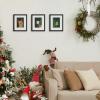 imageupsimples 16x24 Picture Frame Set of 5 Display Pictures 14x20 with Mat or 16 x 24 Without Wall Gallery Poster Frames GoldBlack
