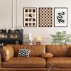 imageupsimples 16x24 Picture Frame Set of 5 Display Pictures 14x20 with Mat or 16 x 24 Without Wall Gallery Poster Frames GoldBlack