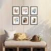 imageupsimples 16x24 Picture Frame Set of 5 Display Pictures 14x20 with Mat or 16 x 24 Without Wall Gallery Poster Frames GoldBlack