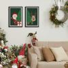 imageupsimples 16x24 Picture Frame Set of 5 Display Pictures 14x20 with Mat or 16 x 24 Without Wall Gallery Poster Frames GoldBlack