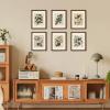 imageupsimples 16x24 Picture Frame Set of 5 Display Pictures 14x20 with Mat or 16 x 24 Without Wall Gallery Poster Frames GoldBrown
