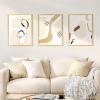 imageupsimples 16x24 Picture Frame Set of 5 Display Pictures 14x20 with Mat or 16 x 24 Without Wall Gallery Poster Frames GoldGold