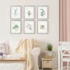 imageupsimples 16x24 Picture Frame Set of 5 Display Pictures 14x20 with Mat or 16 x 24 Without Wall Gallery Poster Frames GoldGray