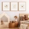imageupsimples 16x24 Picture Frame Set of 5 Display Pictures 14x20 with Mat or 16 x 24 Without Wall Gallery Poster Frames GoldNatural