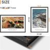 imageupsimples 8x10 Picture Frame Wall Gallery Photo Frames with Engineered Wood Gold 1 PackBlack