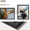 imageupsimples 8x10 Picture Frame Wall Gallery Photo Frames with Engineered Wood Gold 1 PackBlack
