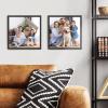 imageupsimples 8x10 Picture Frame Wall Gallery Photo Frames with Engineered Wood Gold 1 PackBlack