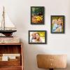 imageupsimples 8x10 Picture Frame Wall Gallery Photo Frames with Engineered Wood Gold 1 PackBlack