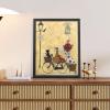 imageupsimples 8x10 Picture Frame Wall Gallery Photo Frames with Engineered Wood Gold 1 PackBlack