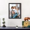imageupsimples 8x10 Picture Frame Wall Gallery Photo Frames with Engineered Wood Gold 1 PackBlack