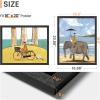 imageupsimples 8x10 Picture Frame Wall Gallery Photo Frames with Engineered Wood Gold 1 PackBlack