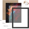 imageupsimples 8x10 Picture Frame Wall Gallery Photo Frames with Engineered Wood Gold 1 PackBlack