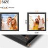 imageupsimples 8x10 Picture Frame Wall Gallery Photo Frames with Engineered Wood Gold 1 PackBlack