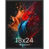 imageupsimples 8x10 Picture Frame Wall Gallery Photo Frames with Engineered Wood Gold 1 PackBlack