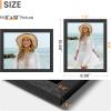 imageupsimples 8x10 Picture Frame Wall Gallery Photo Frames with Engineered Wood Gold 1 PackBlack