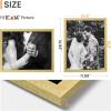 imageupsimples 8x10 Picture Frame Wall Gallery Photo Frames with Engineered Wood Gold 1 PackGold