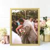 imageupsimples 8x10 Picture Frame Wall Gallery Photo Frames with Engineered Wood Gold 1 PackGold