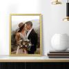 imageupsimples 8x10 Picture Frame Wall Gallery Photo Frames with Engineered Wood Gold 1 PackGold