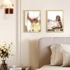 imageupsimples 8x10 Picture Frame Wall Gallery Photo Frames with Engineered Wood Gold 1 PackGold