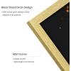 imageupsimples 8x10 Picture Frame Wall Gallery Photo Frames with Engineered Wood Gold 1 PackGold