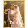 imageupsimples 8x10 Picture Frame Wall Gallery Photo Frames with Engineered Wood Gold 1 PackGold