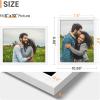 imageupsimples 8x10 Picture Frame Wall Gallery Photo Frames with Engineered Wood Gold 1 PackWhite