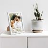 imageupsimples 8x10 Picture Frame Wall Gallery Photo Frames with Engineered Wood Gold 1 PackWhite