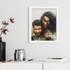 imageupsimples 8x10 Picture Frame Wall Gallery Photo Frames with Engineered Wood Gold 1 PackWhite