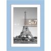 imageupsimples 4x6 Picture Frame Display Pictures 35x5 with Mat or 4 x 6 Without Wall Hanging Photo Frames Brown 1 PackBlue