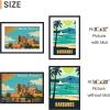 imageupsimples 4x6 Picture Frame Display Pictures 35x5 with Mat or 4 x 6 Without Wall Hanging Photo Frames Brown 1 PackBlack